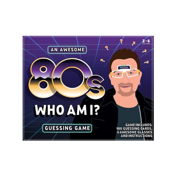 Gift Republic 80s Who Am I Guessing Game Fun Family Party Night Play Set