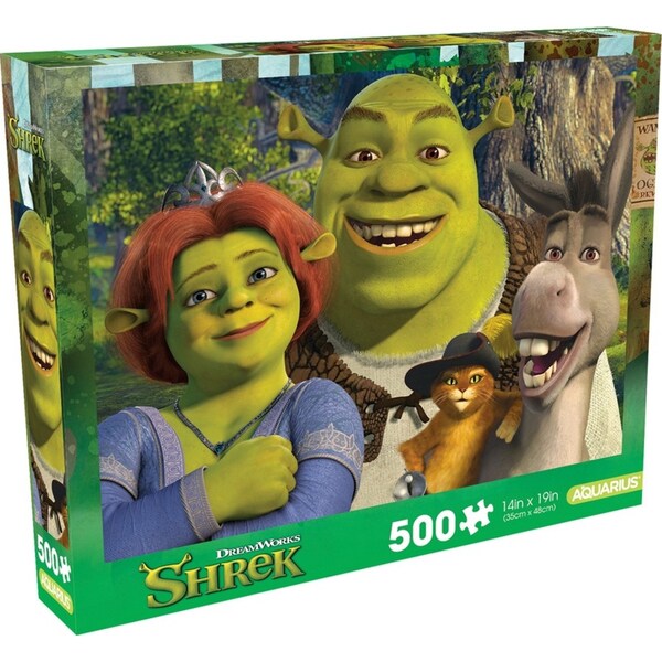 500pc Aquarius Shrek Family Jigsaw Puzzle Kids/Teens/Children Game 35x48cm