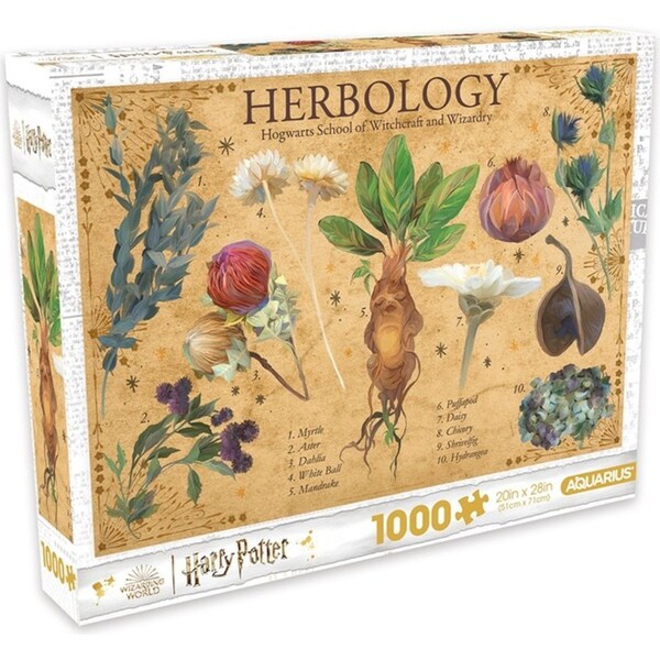 1000pc Aquarius Harry Potter Herbology Family Jigsaw Puzzle Kids Toy 51x71cm