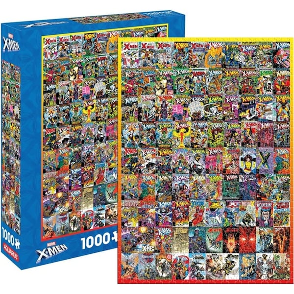 1000pc Aquarius Marvel X-Men Covers Family Jigsaw Puzzle Kids/Children Game