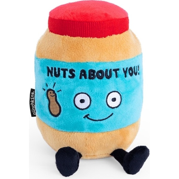 Punchkins PB Jar Nuts About You Soft Stuffed Plush Kids/Children Cuddle Toy
