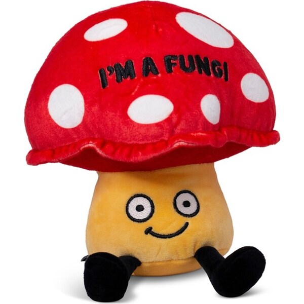 Punchkins Mushroom I'm A Fungi Soft Stuffed Plush Kids/Children Cuddle Toy