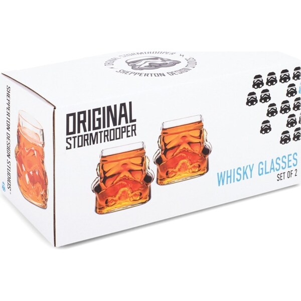 2pc Thumbs Up Original Stormtrooper Liquor Whisky Glass Drinkware 300ml CLR