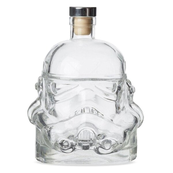 Thumbs Up Original Stormtrooper Glass Decanter w/Steel Cork Seal 750ml CLR