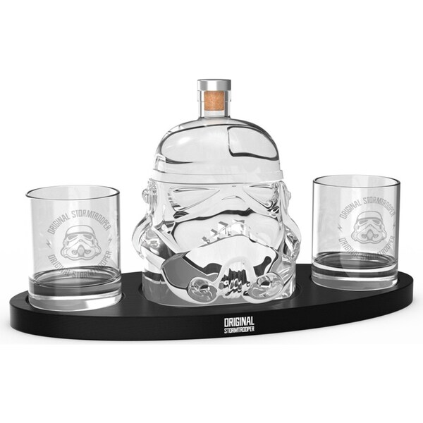 Thumbs Up Original Stormtrooper Decanter w/Drinking Glass Drinkware Set CLR