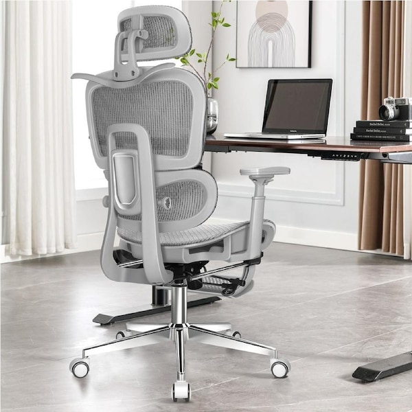ALFORDSON Ergonomic Office Chair Mesh Grey