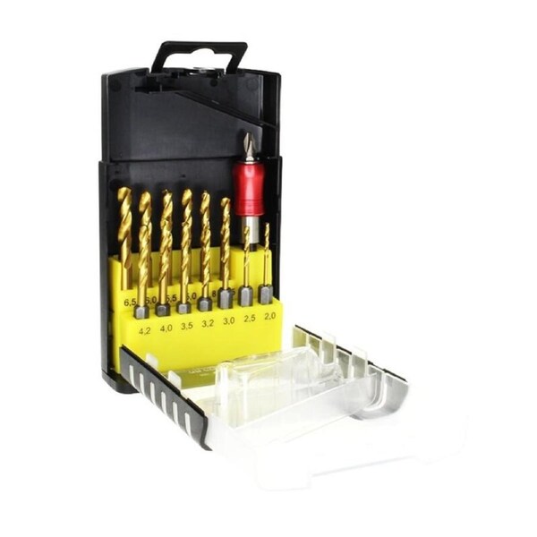 Alpha SM15HPB - Gold Series Hex Shank Drill Set - 15 piece