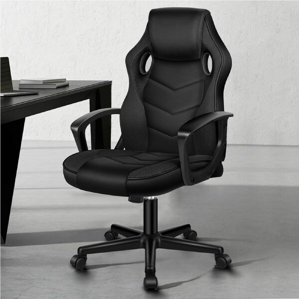 ALFORDSON Gaming Chair Office Executive Black