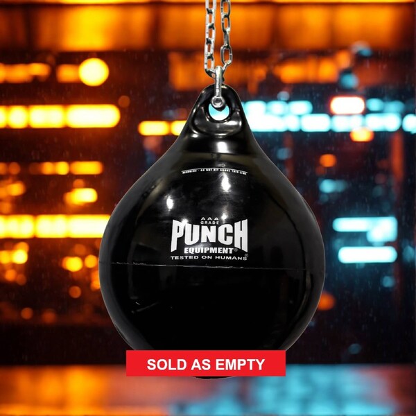 PUNCH Boxing Bag [H2O] 15"-35KG FILLED
