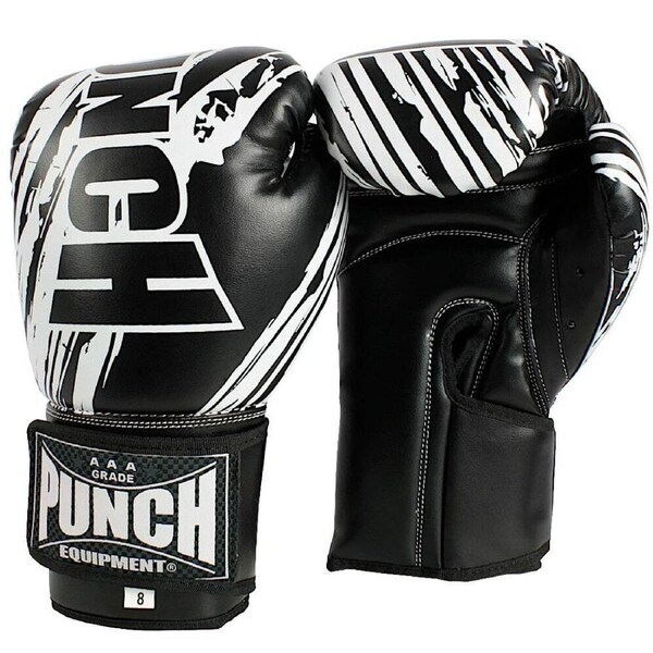 PUNCH Boxing Gloves-Youth (8-14yo)-8oz-BLACK