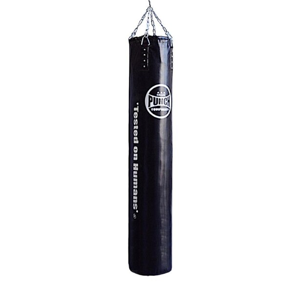 PUNCH Boxing Bag-EMPTY CASING [Trophy Getters] 6ft BLACK