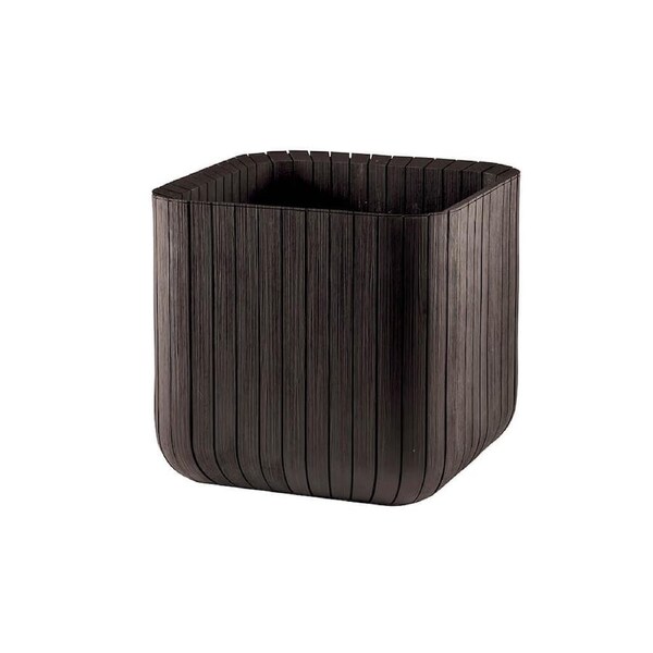 Keter Cube Planter - Brown (Small)