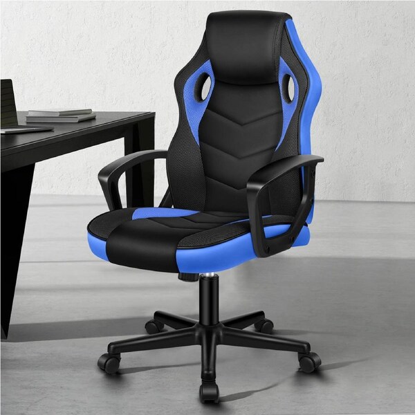 ALFORDSON Gaming Chair Office Executive Blue