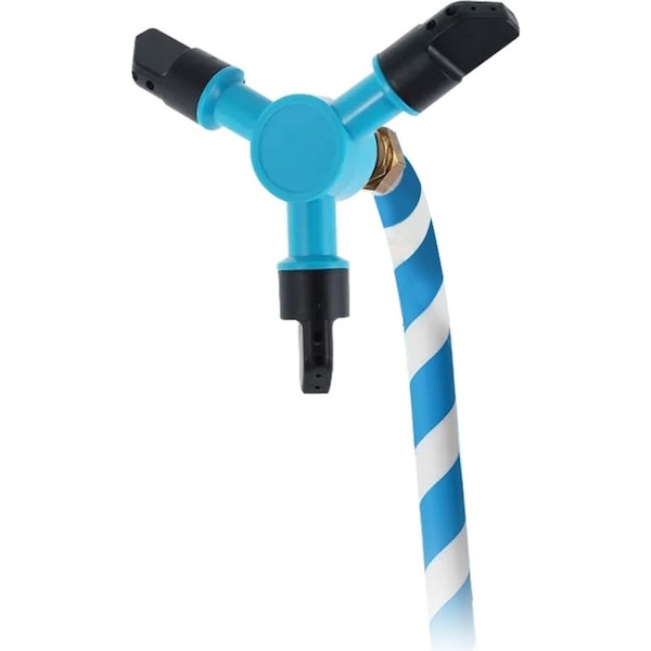 Kahuna Waterpark Rotating Trampoline Water Sprinkler Kit with Adjustable Hose