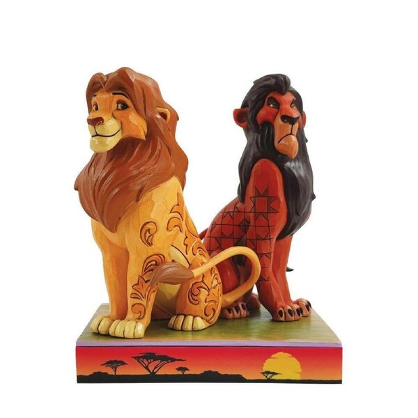 Disney Traditions Figurine 16cm Simba & Scar, Whitehill 6010093