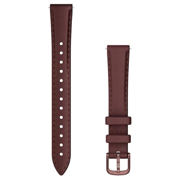 Garmin Lily 2 Quick Release 14 Leather Band - Mulberry