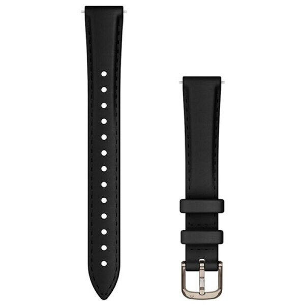 Garmin Lily 2 Quick Release 14 Leather Band - Black
