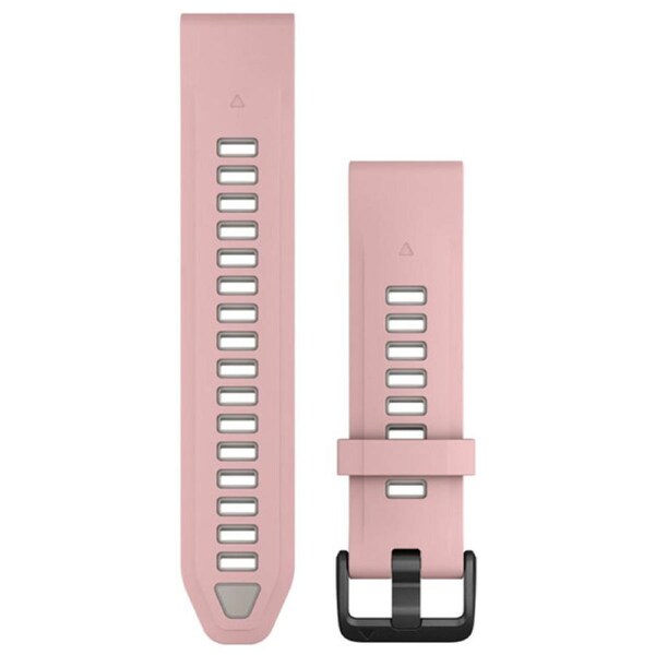 Garmin QuickFit 20 Silicone Band - Dust Rose/Fog Grey