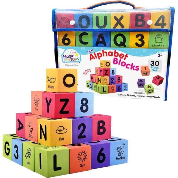 Magic Sensory - Alphabet & Number Foam Blocks