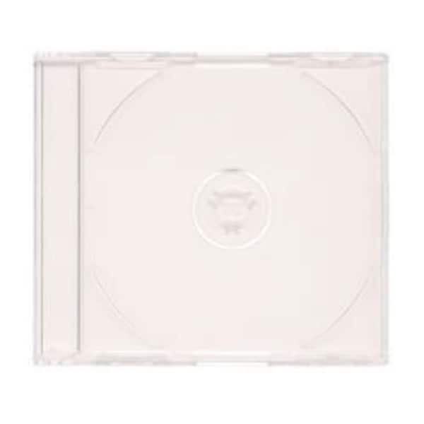 50 x Jewel CD Cases with Clear Tray Single Disc - Australian Standard Size case