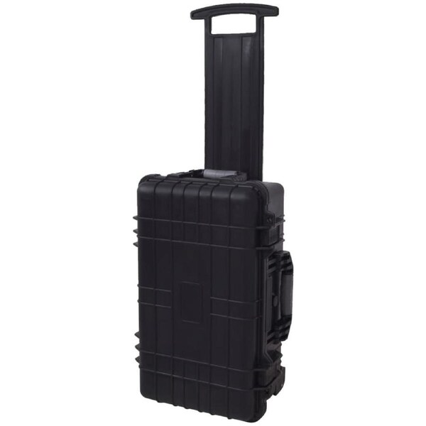 Wheel Equipped Tool Equipment Case Pick Pluck Telescopic Handle 56x35x23cm