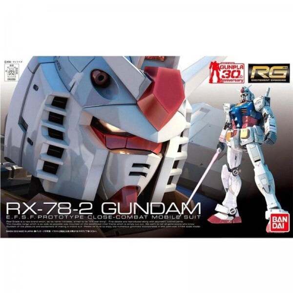 Mobile Suit Gundam RG #01 RX-78-2 Gundam 1/144 Scale Model Kit