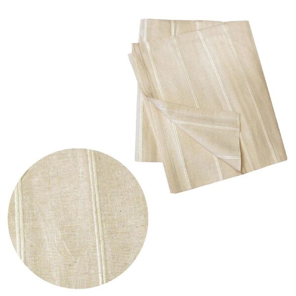 Bomull Natural Cotton Bed Runner Throw Rug 150 x 250cm