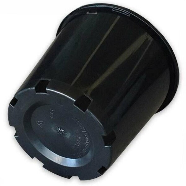 Pack Of 10 200mm Plastic Plant Growers Pot Garden