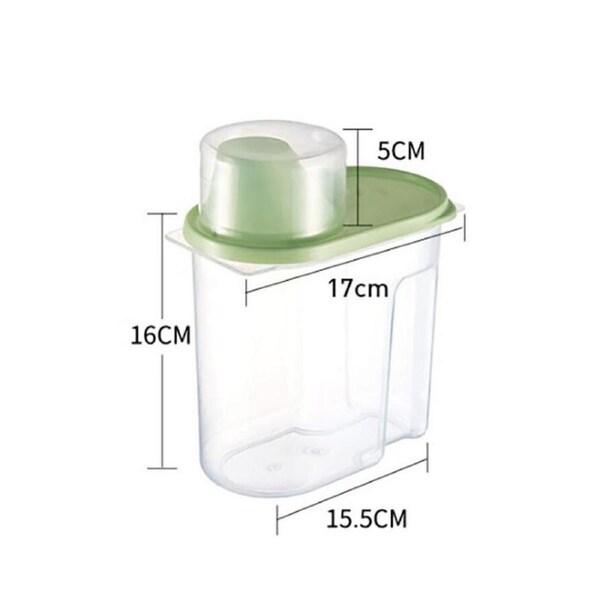 Clear Plastic 4PC Food Storage With Lid