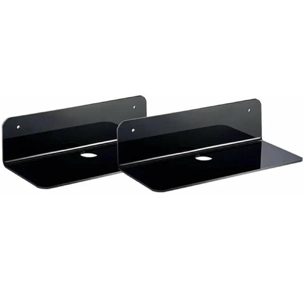 Wall Mounted Acrylic Floating Shelf Set Of 2