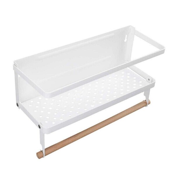 Kitchen Organizer Fridge Magnetic Storage Towel Holder