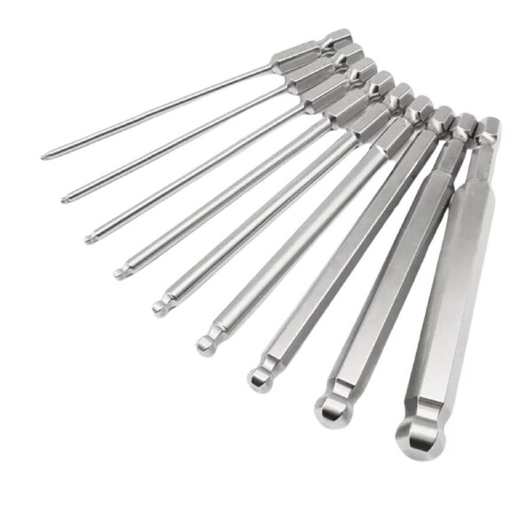 Allen Wrench Drill Bits Set Hex Shank Ball End