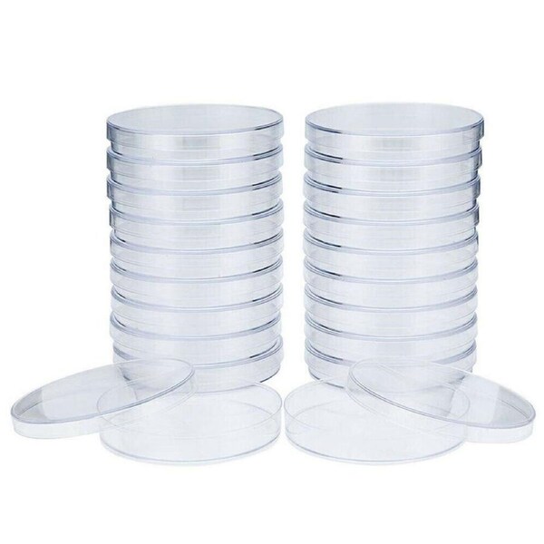 General Training Lab Plastic Petri Dish 40PC