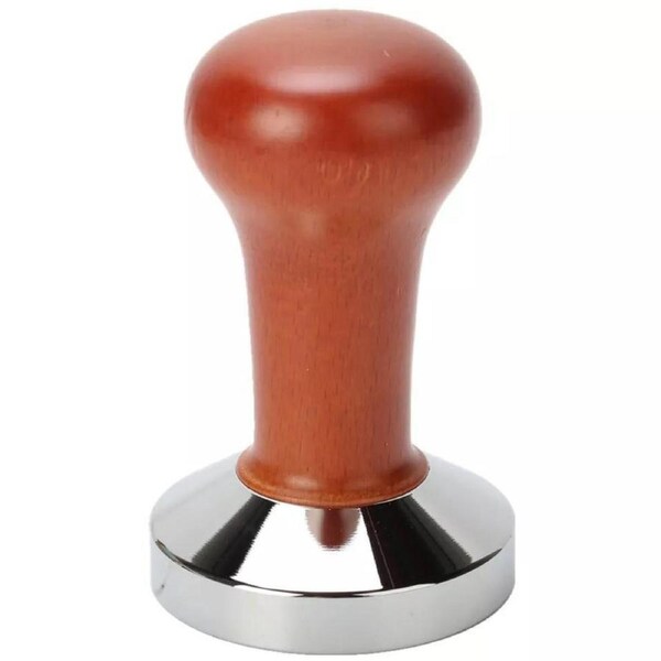 Wooden Handle Pressing Tool Espresso Tamper Stainless Steel