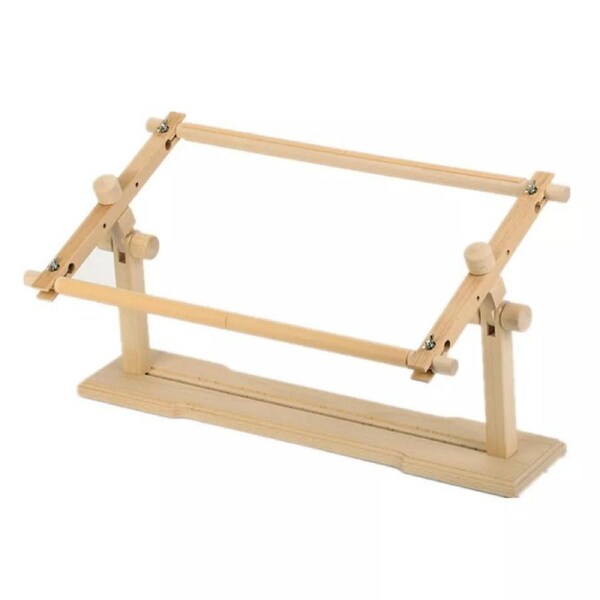 Embroidery Hoop Holder Cross Stitch Stand Wood