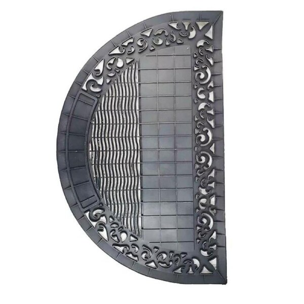 Semi Circle Welcome Door Mat Non-Slip