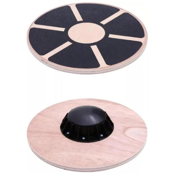 Pilate Support Balance Board Wooden Fitness