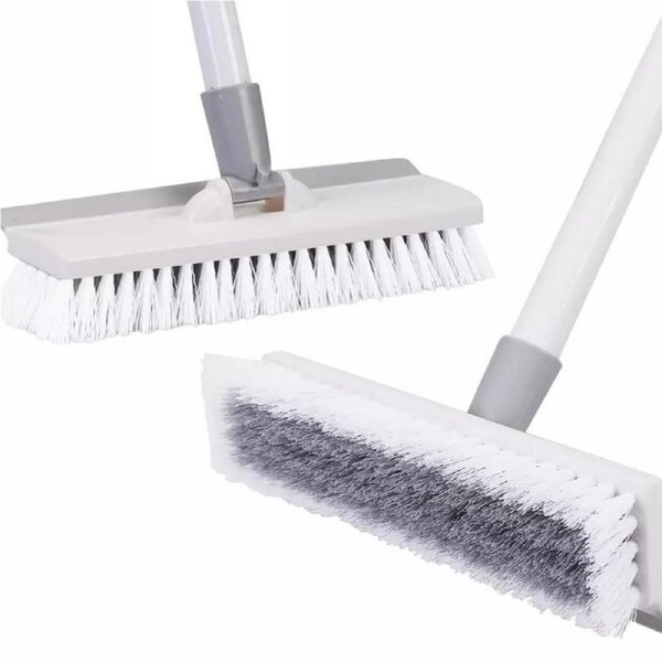 Stiff Bristles Floor Scrub Brush Tile Bathroom Cleaning