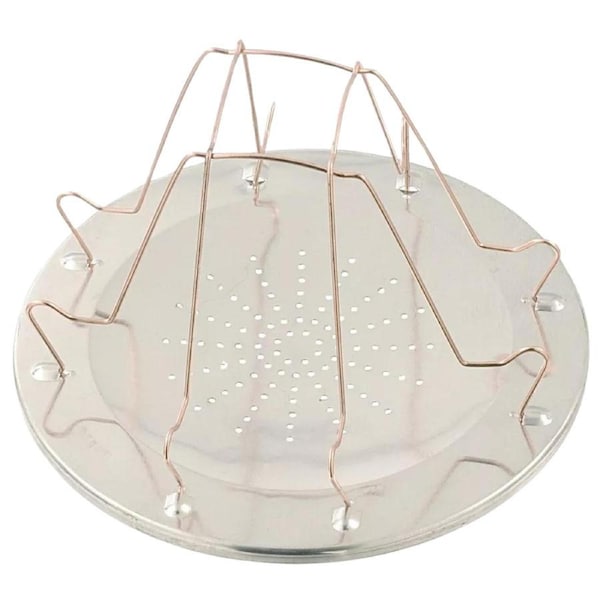 Cooking Caravan Picnic Camp Toaster 4 Slice Steel Round Pyramid