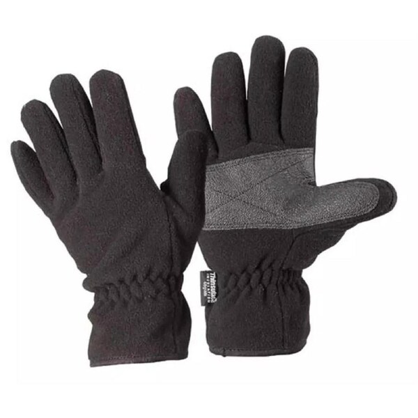 Palm Grip Ski Work Hiking Polar Fleece Gloves Non-Slip