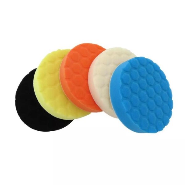 Waxing Sponge Car Polisher Buffing Pad Kit 5PC