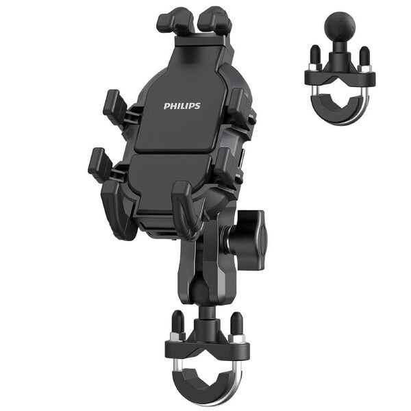Philips Shockproof Phone Holder for Bike/ Bicycle and moter bike (DLK3536N)