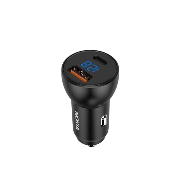 Nokia Pro Car Charger Adapter P6102, 2 Ports 38W Metal Adaptive Fast Charging