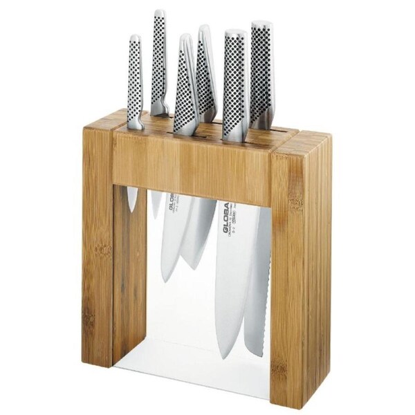 Global 79585 Ikasu Knife Block Set 7pc