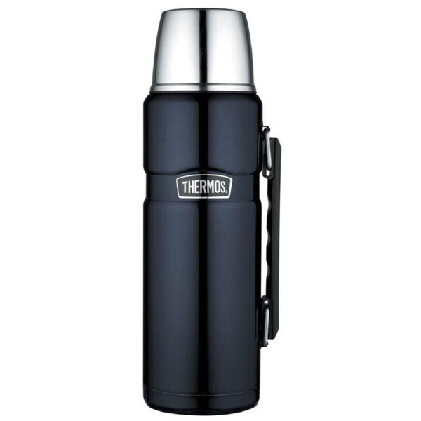 Thermos 1.2L Stainless King Vacuum Insulated Flask - Midnight Blue