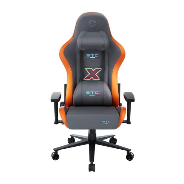 ONEX STC X Alcantara Gaming and Office Chair, Volcanic Ash Grey/Orange [STC-X-A-VGO]