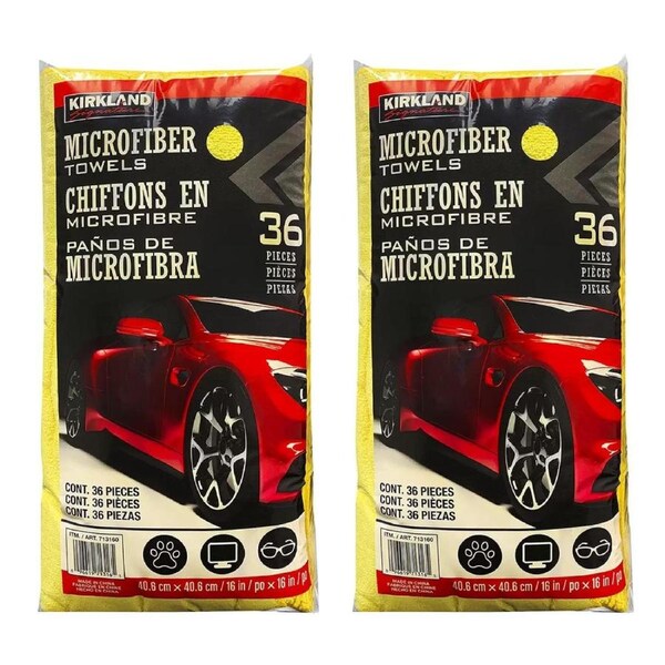 Microfibre Cleaning Cloth 72 Pack Car Drying Washing Window Soft Towels Cloths