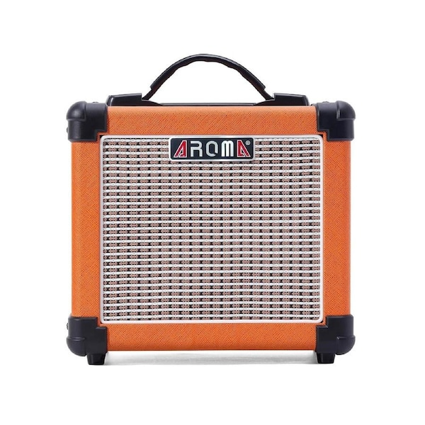AROMA 10w Portable Guitar Amplifier Orange AG10-ONG
