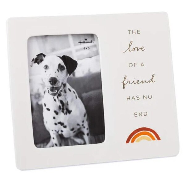 Hallmark Gifts - The Love Of A Friend Pet Memory Frame 4x6