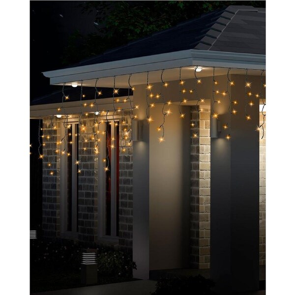 Vintage Gold Icicle Lights 300 Piece Christmas Lights 5.9m